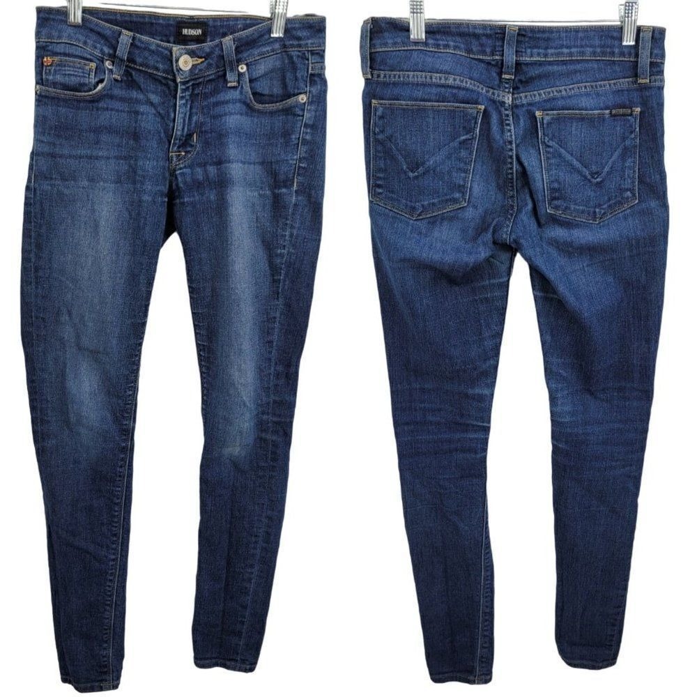 Y2K Hudson Krista Low Rise Jeans Sz 26 Indie Sleaze Streetwear Super‎ Skinny - Picture 13 of 13